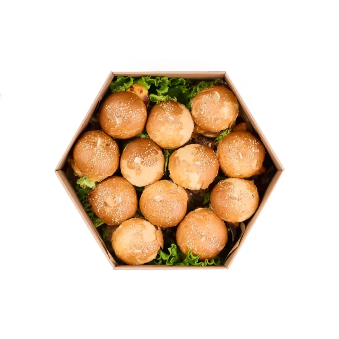 Burger Pudło otwarty